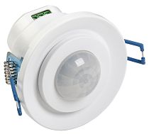 Датчик движения ИК встраиваемый 800w 360град. 8м IP20 белый IEK Датчик движения ИК встраиваемый 800w 360град. 8м IP20 белый IEK