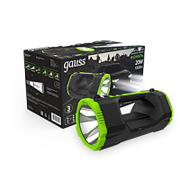 Фонарь прожекторный Gauss модель GFL703 20W 1000lm Li-ion 10000mAh диммируемый LED 1/12