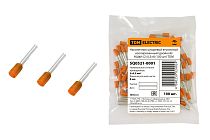 Наконечник штыревой втулочный изолированный (двойной) НШвИ (2) 0,5×8 (100 шт)  TDM