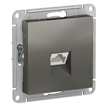 AtlasDesign Сталь Розетка компьютерная RJ45, кат 6Е Systeme Electric (Schneider Electric)
