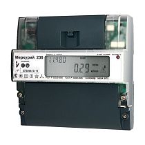 Счетчик электроэнергии Меркурий 236 ART-03 PQRS 3*230/400В 5(10)А 0,5s/1.0 Мн.т. опт. RS-485 ЖКИ Инкотекс