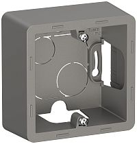 IEKINSPIRIA Коробка для накладного монтажа 1-местная 6739871 дымчатый IEK