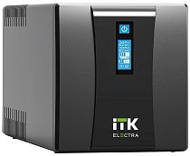 ITK ELECTRA ET ИБП Линейно-интерактивный 1,2кВА/720Вт однофазный с LCD дисплеем с АКБ 2х7AH USB порт IEK