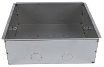 MultiDesk Коробка монтажная для бетонных полов для люка на 12 модулей СТАЛЬ