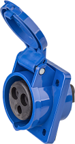 Розетка NCA-SR413-16-220 стационарная скрытая 16А 2P+PE IP44 Navigator