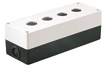 Корпус КП104 для кнопок 4места белый  IEK