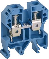 Клемма винтовая КВИ-6кв.мм синяя  IEK