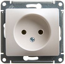 Glossa Перламутр Розетка без заземления , 16А Systeme Electric (Schneider Electric)