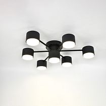 Люстра под лампу General  GCHL-7GX53-M Черная Стеллар