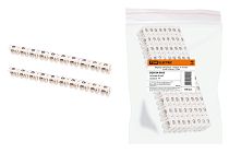 Маркер наборный - символ "9" белый 6 мм2 (100 шт.)  TDM