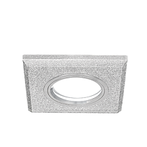 Светильник Gauss Mirror RR009 Квадрат. Кристал cеребро/Хром, Gu5.3 1/50