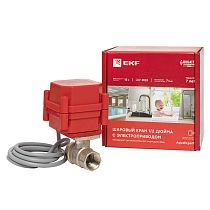 AquaExpert 220V Шаровой кран с электроприводом 1/2 дюйма EKF PROxima AquaExpert 220V Шаровой кран с электроприводом 1/2 дюйма EKF PROxima