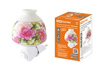 Ночник-аромалампа "Прованс" керамический с выключателем, Е12, 7 Вт, 220 В  TDM