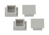 Набор заглушек для профиля ЭРА CAB261, 4 глухие Набор заглушек для профиля ЭРА CAB261, 4 глухие