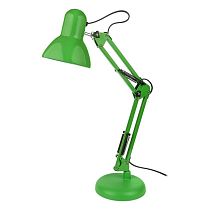 Светильник настольный под лампу е27  General  GTL-037  зеленый основание + струбцина 2в1 (800137) (1/12)