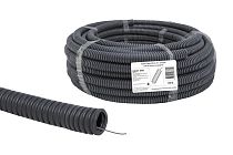 Труба гофрированная ПВХ d 20 с зондом (100 м) легкая народная TDM