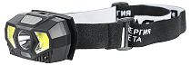 Фонарь налобный светодиодный ЭРА GB-608 на батарейках 3xAAA 5Вт 7 режимов черный