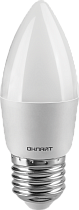 Светодиодная лампа формы «свеча» ОНЛАЙТ 71 631 OLL-C37-6-230-4K-E27-FR