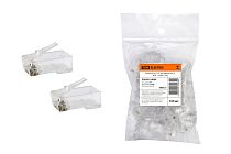 Разъем RJ-45 UTP для кабеля кат. 6, 8P8C (100шт)  TDM