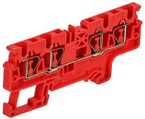 ARMAFIX Клемма пружинная CX4-4 четырехконтактная красная IEK