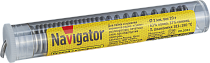 Припой Navigator 93 111 NEM-Pos01-63K-2-F20 (ПОС-63, колба, 2 мм, 20 гр)