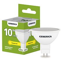 Лампа светодиодная MR16 софит 10Вт 230В 3000К GU5.3 GENERICA IEK