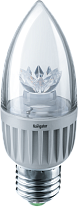 Лампа светодиодная свеча Navigator NLL-C37-7-230-4K-E27-CL Лампа светодиодная свеча Navigator NLL-C37-7-230-4K-E27-CL