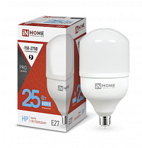 Лампа светодиодная LED-HP-PRO 25Вт 230В E27 6500К 2380Лм IN HOME Лампа светодиодная LED-HP-PRO 25Вт 230В E27 6500К 2380Лм IN HOME