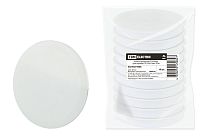 Крышка финишная D74 белая (для коробки СП D70х72мм)  TDM