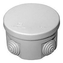 Коробка распределительная 40-0120 для открытой проводки безгалогенная (HF) 80х50 (102шт/кор) Промрукав