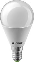 Светодиодная лампа формы «шар» ОНЛАЙТ 71 644 OLL-G45-6-230-4K-E14