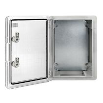 Щит пластиковый с монтажной платой прозр. дверь 500х400х180 мм IP65 EKF PROxima