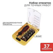 Набор отверток для точных работ 37 предметов REXANT Набор отверток для точных работ 37 предметов REXANT