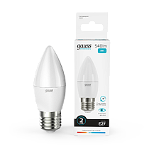 Лампа светодиодная Gauss Elementary Свеча 8Вт E27 540lm 4100K