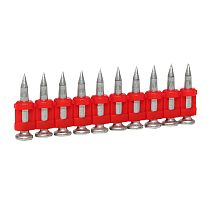 Кованные гвозди по бетону, металлу (тип CN) Bullet Type диаметр 3 мм длина 25 мм, цинкование (1000 шт.)