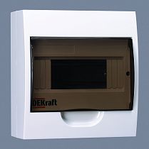Корпус пластиковый навесной 8 модулей, IP41, ЩРН-П-8 DEK DEKraft