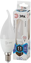 Лампа светодиодная ЭРА STD LED BXS-11W-840-E14 свеча на ветру нейтральный белый свет
