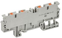 ARMAFIX Колодка клеммная CP4/4(E)D1 4х-проводная Push In с встроенным диодом IEK