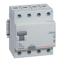 RX3 ВДТ 300мА 25А 4П AC RX3 ВДТ 300мА 25А 4П AC