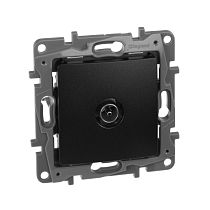 ETIKA Розетка TV тип звезда антрацит ETIKA Розетка TV тип звезда антрацит