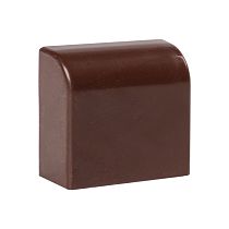 Заглушка (40х16) (4 шт) темное дерево EKF-Plast
