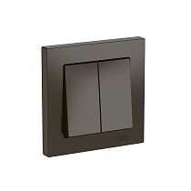 AtlasDesign Мокко Выключатель 2-кл., сх.5, 10АХ, в сборе, быстрозажим. клемм