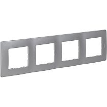 ETIKA Рамка 4-местная алюминий