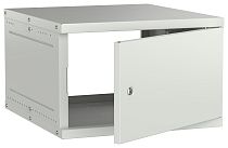 Шкаф настенный 19" 6U 600х650мм металлическая дверь серый GENERICA