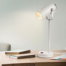 Настольный светильник ЭРА N-117-Е27-40W-W Е27, белый