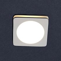 Светильник встраиваемый с подсветкой квадрат 7Вт 4500К 85мм белый IP40 General GLP-DECO-S2-7BT-IP40-4-W