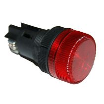 Лампа сигнальная XB2-EV164 d22мм красная неон 230В цилиндр  ЭНЕРГИЯ