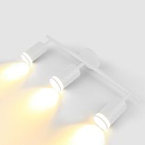 Спот на основании GWL-3GU10-M-IP20 Тройной Белый С боковым рассеивателем Кирпич