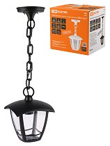 Светильник садово-парковый "СИТИ" НСУ 07-60-001 У1 4-х гранник подвесной черный  TDM