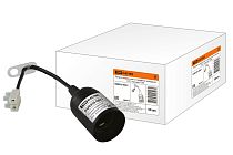 Патрон подвесной с клеммной колодкой, Е27, черный,  TDM